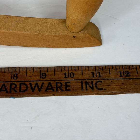 Handmade Wood Rocking Chair made for American Girl Doll Hand Woven Seat 12X16X9” - Picture 9 of 12